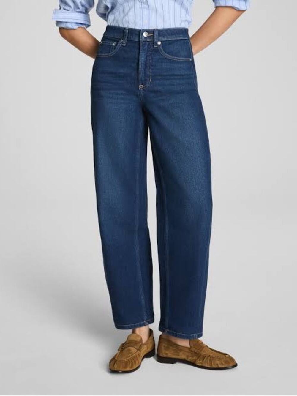 Spanx Spanxshape Authentic 360 Barrel Leg Jeans 3X TALL 21835T